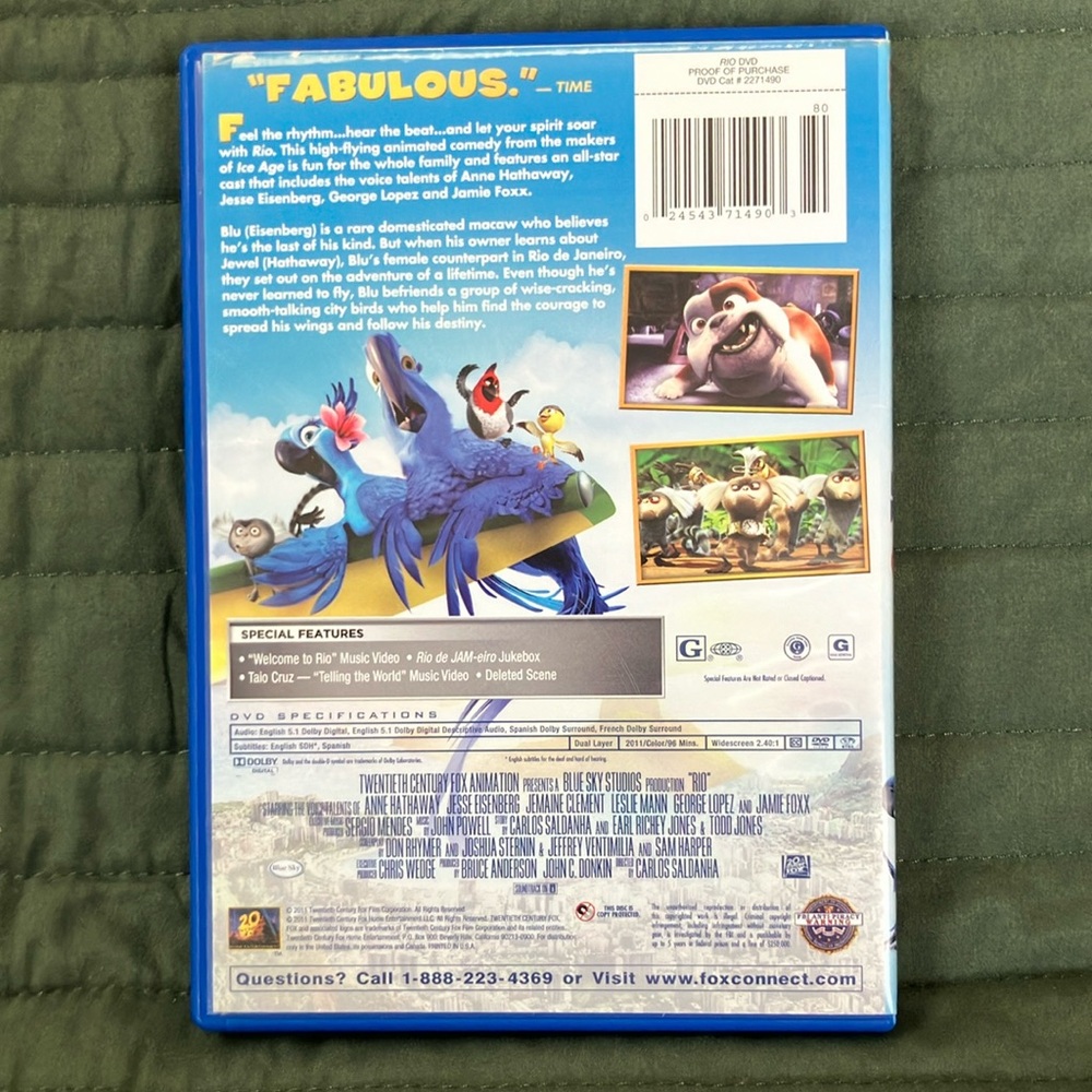 Rio DVD - Picture 3 of 3